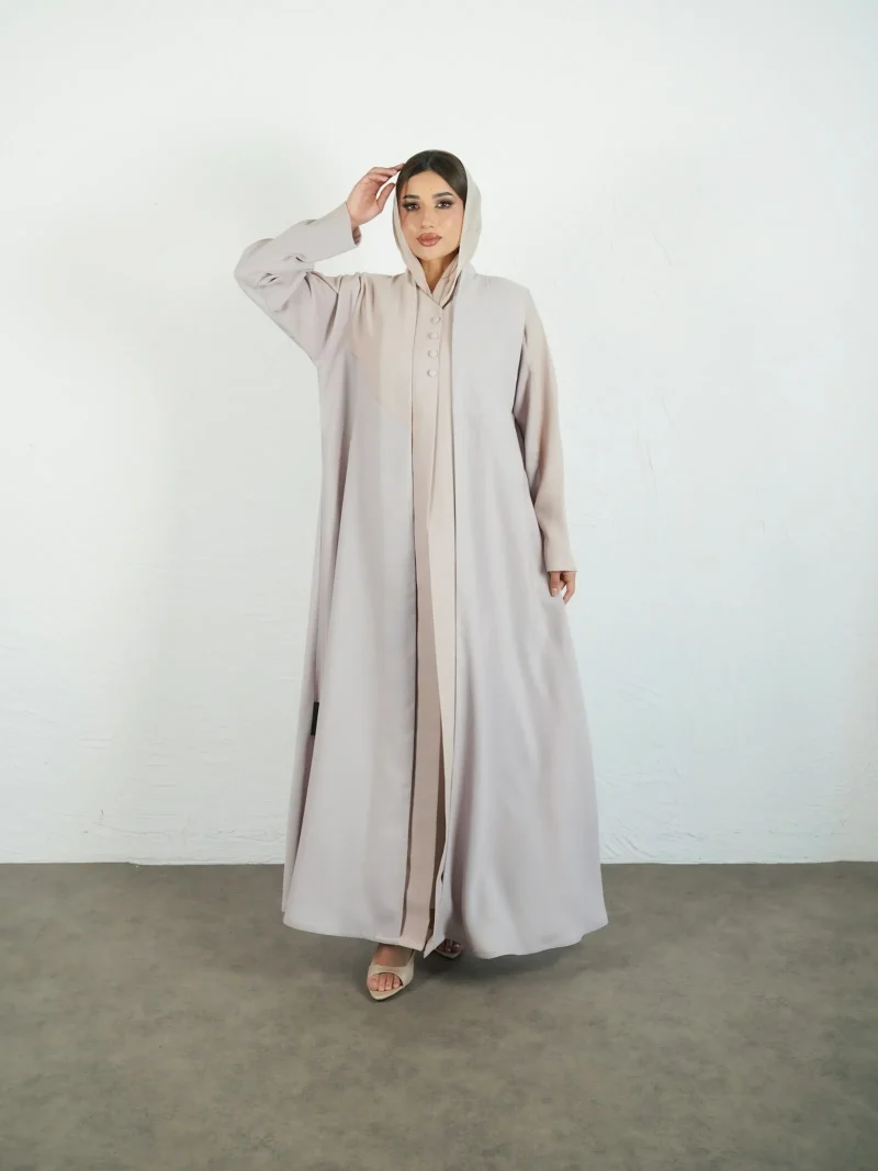 Velora Beige Tunic — modest beige tunic, look 2