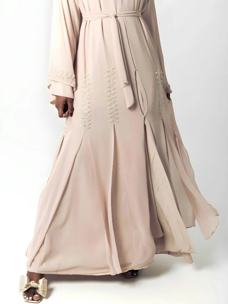 Velora Beige Tunic — modest beige tunic, look 5